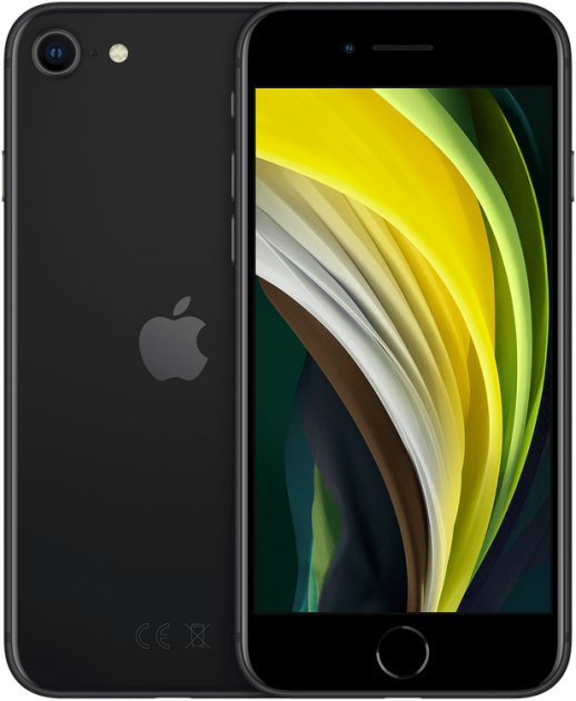 Б/В Apple iPhone SE 2 64Gb Black (Чорний) (Grade A-)